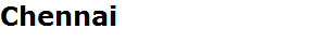 Chennai